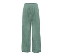 Générique Pantalon Homme Velours Côtelé Pantalon Large Casual Automne Hiver Chaud Pantalons Confort Quotidien Détente Pantalons Wide Leg Mode Relax Urbain Pants Leisure Thermique Streetwear Coréen