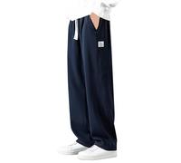 Générique Pantalon Jogging Homme,Fonctionnelles Pants Long Story Short Regular Taille Elastique Homme Hommes De Survêtement Cargo Tenue Sport Automne Hiver Décontractés (Marine,XL)