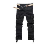 Générique Pantalon Jogging Homme Pantalon Survetement Cargo Homme - Salopette Homme Coton Confortable Poches Multiples Pantalon Long Urbain Décontracté Respirant Résistant Moderne
