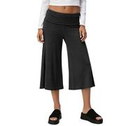 Générique Pantalon Large Femme Coton Et Lin - Pantalons Fluide Taille Elastique 3/4 Pantacourt Femme Été Stretch Forte Mince Jambe Largeur Décontracté Maison Pants Respirant Quotidiennes Short Shorty