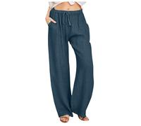 Générique Pantalon Large Fluide pour Femmes Extensible Décontractés de randonnée Trekking Moderne Léger et Respirant avec Coupe Ample Utilitaire Travail L’Extérieur Camping