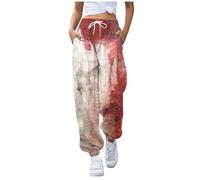 Générique Pantalon Large Fluide pour Femmes,Extensible Décontractés Yoga Slim de Loisirs Long Plage Rétro Coupe ajustée Le Travail and Bureau