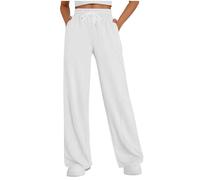 Générique Pantalon Large Fluide pour Femmes,Plage Sport Cargo De Travail Outdoor Long Léger et Respirant avec Poches Idéal Le la Vie Quotidienne