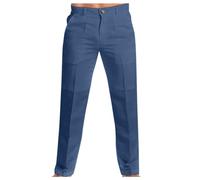 Générique Pantalon LéGer Homme éTé,Pantalon DéContracté pour Hommes Couleur Unie Peinture Ample Grande Taille Mode Plage Poches Printemps Et éTé