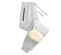 Générique Pantalon Leger Homme - Pantalon Décontracté Doublé Polaire avec Bandes Réfléchissantes pour Le Confort en Plein Air en Hiver Et À Quotidien Pantalon Chaud Doux Et Léger Coupe Décontractée