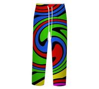Générique Pantalon LéGer Homme,Pantalon DéContracté pour Homme Coupe Ample Imprimé Confortable Respirant LéGer Streetwear pour Le Quotidien Et Le Sport
