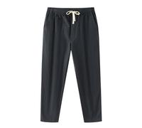 Générique Pantalon Lin Homme Blanc Ensemble En Boulanger Tenue Champetre Ete Leger Grande Taille Mariage Été Chino Sportswear Noir Toile Fluide D'été~