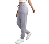 Générique Pantalon Long Décontracté Quotidien Imprimé Nœud Papillon Coulisse Mignon(Grey, L)