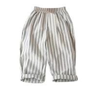 Générique Pantalon Rayé pour Bébé Fille, Coupe Confortable, Taille Élastique, Vêtement De Tous Les Jours, Doux Et Léger, pour Enfant De 1 À 3 Ans, Pantalon Léger