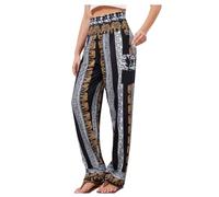 Générique Pantalon Sarouel Femme Été Ete Leger Fluide Tenue Africaine Pantacourt Noir Yoga Pants Toile Homme Ample Vêtements Sandales Detente Chic Jogging Large Fleuri D'Ete