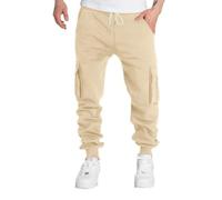 Générique Pantalon Ski Homme, Décontracté Jogging Grande Taille, Doublé Collant Pince Hiver Mode Polaire Sportswear Militaire Survetement Homme Pas Cher, Surpantalon Cuisine Bodybuilding Pantalon, XL