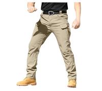 Générique Pantalon Tactique Homme X7 Cargo Treillis Militaire Randonnée Chasse Pantalon de Travail avec Plusieurs Poches，XS-4XL