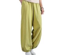 Générique Pantalon Tai Chi Confortable Martiaux Traditionnels Chinois Qi Gong Pantalon Pantalon Kung Fu Style Tai Chi et Wing Chun Pantalon Convient pour Hommes et Femmes,E,XXL