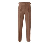 Générique Pantalon Taille Haute pour Homme, Style décontracté, Droit, Ample, élastique, plissé, Style rétro, Slim, Costume, Mode, boutonné