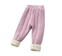 Générique Pantalon Travail Enfant Pantalon Thermique d'hiver pour garçons,doublé Polaire Chaude,Triple épaisseur,Confortable pour Les Temps froids.