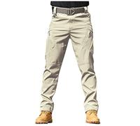 Générique Pantalon Travail Homme Chantier Multipoches Zippé Mince Pantalon Cargo Homme Imperméable Pantalon Tactique Militaire Pantalon Airsoft Pantalon Militaire Homme Tenue Militaire Homme