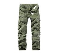 Générique Pantalon Travail Homme - Pantalon De Travail Pocket Washed Five Color Fashion Street Style Casual Sports Overalls (C 36)