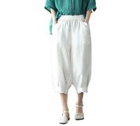 Générique Pantalon Yoga Femme Fluide Ete Été Combinaison D'été Blanc Combi Jogging Legging Jupe Porte Noir Lin Vetement Safari Resserré Cheville Rose Leger Large Hippie Detente De