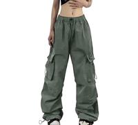Générique Pantalons Cargo pour Femmes Y2k Femme Léger Pantalon Taille Haute Resserré Cheville Baggy Toutes Saisons De Randonnée Randonnee Elastique Jean Chic Élégant Short