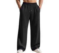 Générique Pantalons De Jogging Homme,Pantalon DéContracté Confortable Coupe FuseléE LéGer Doux Extensible Devant Plat avec Poches pour Un Usage Quotidien