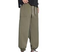Générique Pantalons décontractés pour Hommes - Confort Quotidien Coupe Actuelle et polyvalence pour Travail Loisirs et - Savoir- de qualité (Green, XXL)