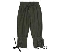 Générique Pantalons Garçon Pantalon Classique décontracté de Couleur Unie de Neuf Pouces pour garçon (Green, 8-10 Years)
