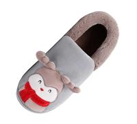 Générique Pantoufle Femme Chausson Ete Mule Pantoufles Hiver Polaire Épaisse Semelle Caoutchouc Antidérapant Sol Glacé Antidrapantes pour Sols Glissants Lavable a 30c sans Retrecir Chaussons