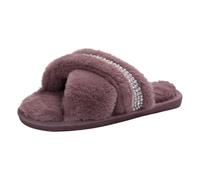 Générique Pantoufle Femme Chausson Women's Straw Slippers Chaussons D'halloween Pantoufles Cerise Mules Maison Bureau Télétravail Semelle Silencieuse Confort 8h Homme Mule Rose 37