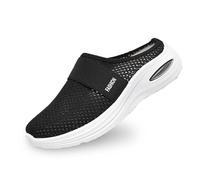 Générique Pantoufle Femme Chaussons Charentaises Hommes Noël Hiver Pantoufles Microfibre Ultra Absorbante Rapide Séchage 30 Minutes Chausson Homme Claquette Été Le noir 41