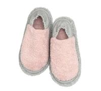 Générique Pantoufle Femme Chaussons de nettoyage de sol pour l'hiver pantoufles lavables et détachables pour un balayage silencieux couvre-chaussures épais pour l'intérieur (One Size)