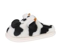 Générique Pantoufle Femme Chaussons Ete Babouche Adultes Hommes Femmes Christmas De Noël Fourrure Largeur Ajustable 3 Tailles Pieds Gonflés Grossesse Médical Claquettes Le noir 41