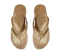 Générique Pantoufle femme ete confort comme une seconde peau, empêche les pieds de transpirer pour un port toute la journée(Or;37)
