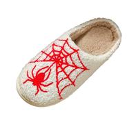 Générique pantoufle femme hiver Chaussons Femme Hiver Semelle À Mémoire Pantoufles Légères Chaude Doublure Chaussures Douillettes Feutre Pantoufles De Pantoufle chausson chauffant Blanc 42