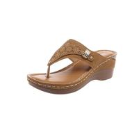 Générique Pantoufles à Talon De Grande Taille Pour Femmes Sandales De Plage Décontractées à La Mode Confortable de Plage Pantoufles Femme Ete Respirantes Semelles Anti-dérapant Randonnées Urbaines