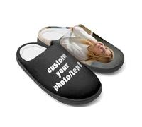 Générique Pantoufles Adultes pour l'automne et l'hiver, Style Dessin animé Mignon, Chaudes et Confortables, avec Talons, adaptées à Un Usage Domestique.#Y