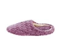 générique Pantoufles antidérapantes Slip-On Slipper Indoor Women's Flower Snow Casual House Shoes Pantoufle pour femme Pour Femmes En Mémoire De Forme (Purple, 38-39)