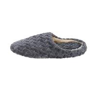générique Pantoufles antidérapantes Slip-On Slipper Indoor Women's Flower Snow Casual House Shoes Pantoufle pour femme Pour Femmes En Mémoire De Forme (Grey, 40-41)