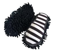 Générique Pantoufles de Nettoyage de Sol en Microfibre avec Tissu éponge pour Femme Pantoufles Nettoyage Réutilisables en Microfibre, Chaussons Paresseux pour Le Nettoyage du Sol