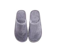 Générique Pantoufles D'intérieur En Peluche For La Maison, Automne Et Hiver, Pantoufles Chaudes En Coton EVA For Hommes Et Femmes, Chaussures De Maison For Couples, Nouvelle Collection(Gray,37-38)