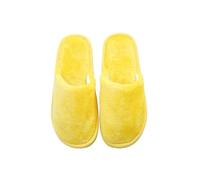 Générique Pantoufles D'intérieur En Peluche For La Maison, Automne Et Hiver, Pantoufles Chaudes En Coton EVA For Hommes Et Femmes, Chaussures De Maison For Couples, Nouvelle Collection(Yellow,39-40)