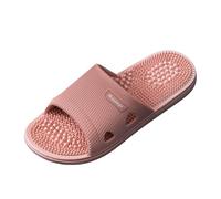 Générique Pantoufles d'intérieur unisexes de massage silencieuses et plates, de couleur unie. Appartements Blancs Pour Femmes Large (Red, 38)