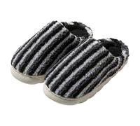 Générique Pantoufles en Feutre pour Hommes et Femmes Chaussures doublées Confortables Bout Rond Maison Lin de Coton Fashion Home Shoes Légères Respirantes Peluche Cadeau