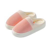 Générique Pantoufles en Feutre pour Hommes et Femmes Confortables Chaussures d'intérieur d'hiver Coton Femme Homme Fashion Home Shoes Doux Confortable Automne Hiver Intérieur/extérieur