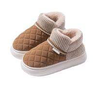 Générique Pantoufles en Mousse À Mémoire Fourrure Mules Chaussons Chaud Slippers Chaussures De Maison des Madame Doublure Bois Plancher Faux Daim Chausson Microfibre