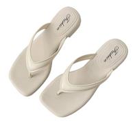 Générique Pantoufles ete femme confort comme une seconde peau, pas de fatigue après une longue station debout sur la plage(Beige;36)