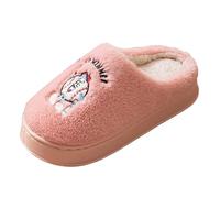 Générique Pantoufles Femme Antidérapantes avec Semelles Épaissir Chaussons Mode avec Imprimé Baseball Chausson Moelleuses Pantoufle en Peluche Confortable et Chaud Hiver pour Couple