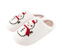 Générique Pantoufles Femme Noel Pantoufle Hiver Chausson Homme Chaussons Fantaisie Chaud De Couple Assorti Confort Grinch Pantufas Confortable Antiderapant Adulte Rigolote Isotherme Lutin Chaude