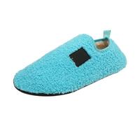 Générique Pantoufles Femmes Hommes,Fourrure Mules Chaussons en Mousse À Mémoire Chaud Slippers Chaussures De Maison des Madame Doublure Fourrure Bois Plancher Faux Daim Chausson Adulte
