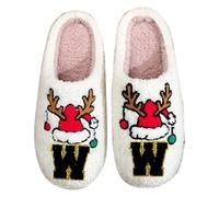 Générique Pantoufles Noel Chaussons Chauds Femme Pantoufle Hiver Chaude Chausson Homme Chaud Slippers Fantaisie Antidérapant De Couple Lutin Charentaise Noël Des Rigolote Grinch Charentaises Fourrés