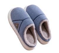 Générique Pantoufles Nuages - Chaussons Tout Compris Chausson Fourrure en Peluche Pantoufle Couleur Pure Chaussures Chaude Pantoufles Automne Hiver Chausson Voute Plantaire Memory Foam Chaussons